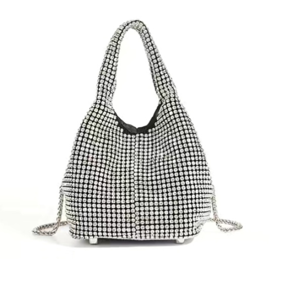 Sliver Rhinestone Bag/Crossbody - Picture 12 of 16